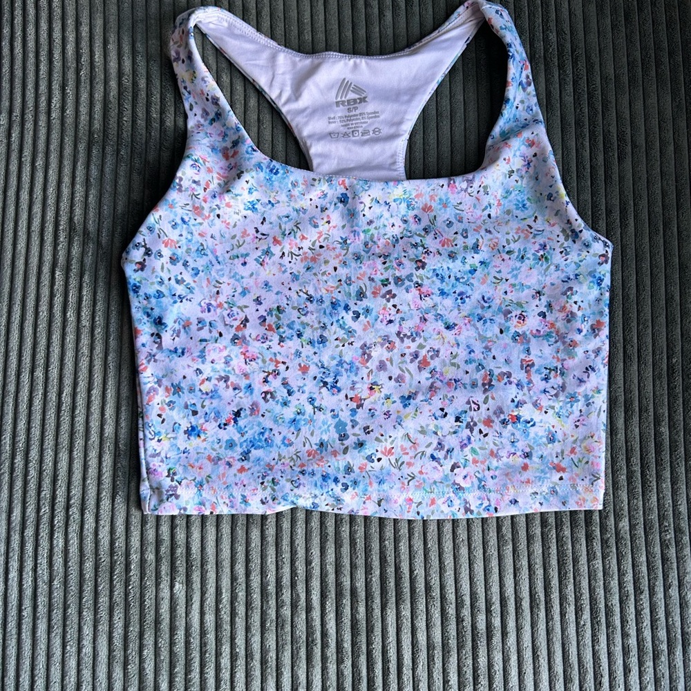 RBX Multicolor Floral Sports Top